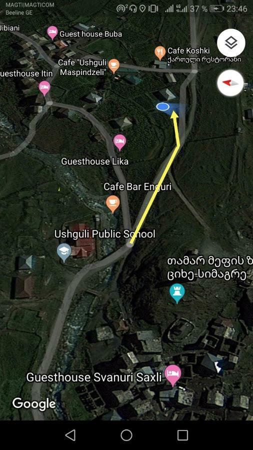 Guesthouse Svanuri Sakhli Ushguli Zewnętrze zdjęcie